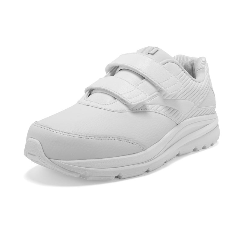 Brooks Women's Addiction Walker V-Strap 2 Walking Shoe - White/White - 9 Medium - Image 1